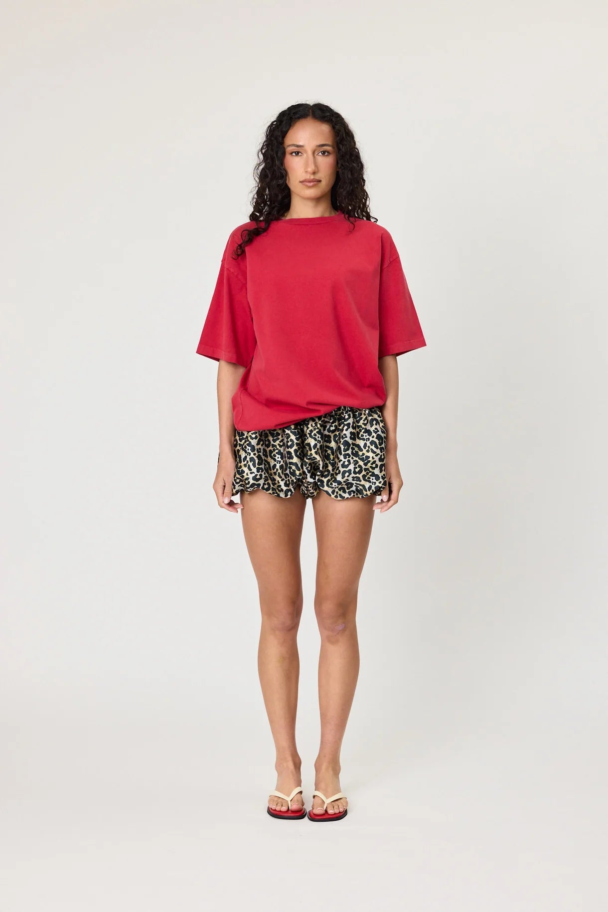 Remain | Bethan Tee | Chilli | Palm Boutique