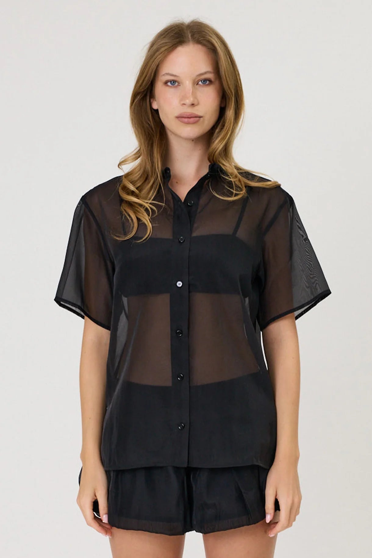 Remain | Monica Shirt | Black | Palm Boutique