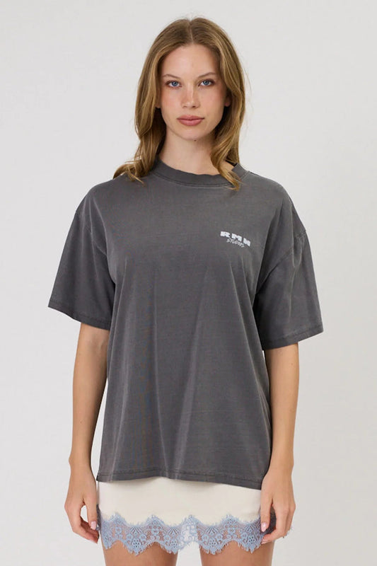 Remain | Star Tee | Washed Black | Palm Boutique