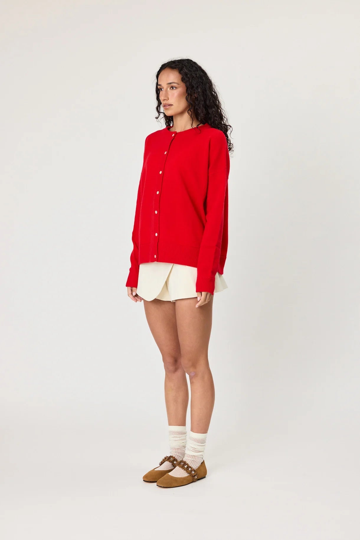 Remain | Tali Cardigan | Chilli | Palm Boutique