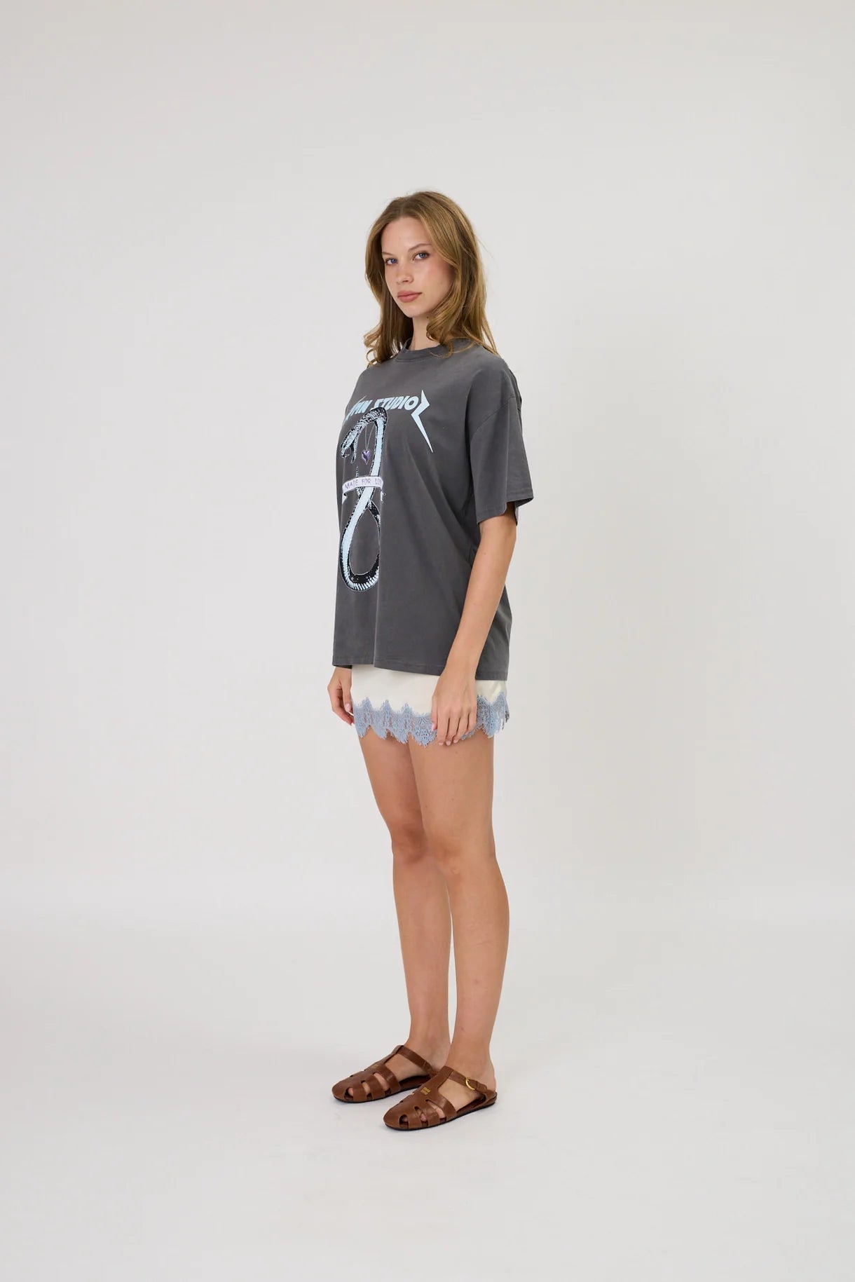 Remain | Viper Tee | Washed Black | Palm Boutique