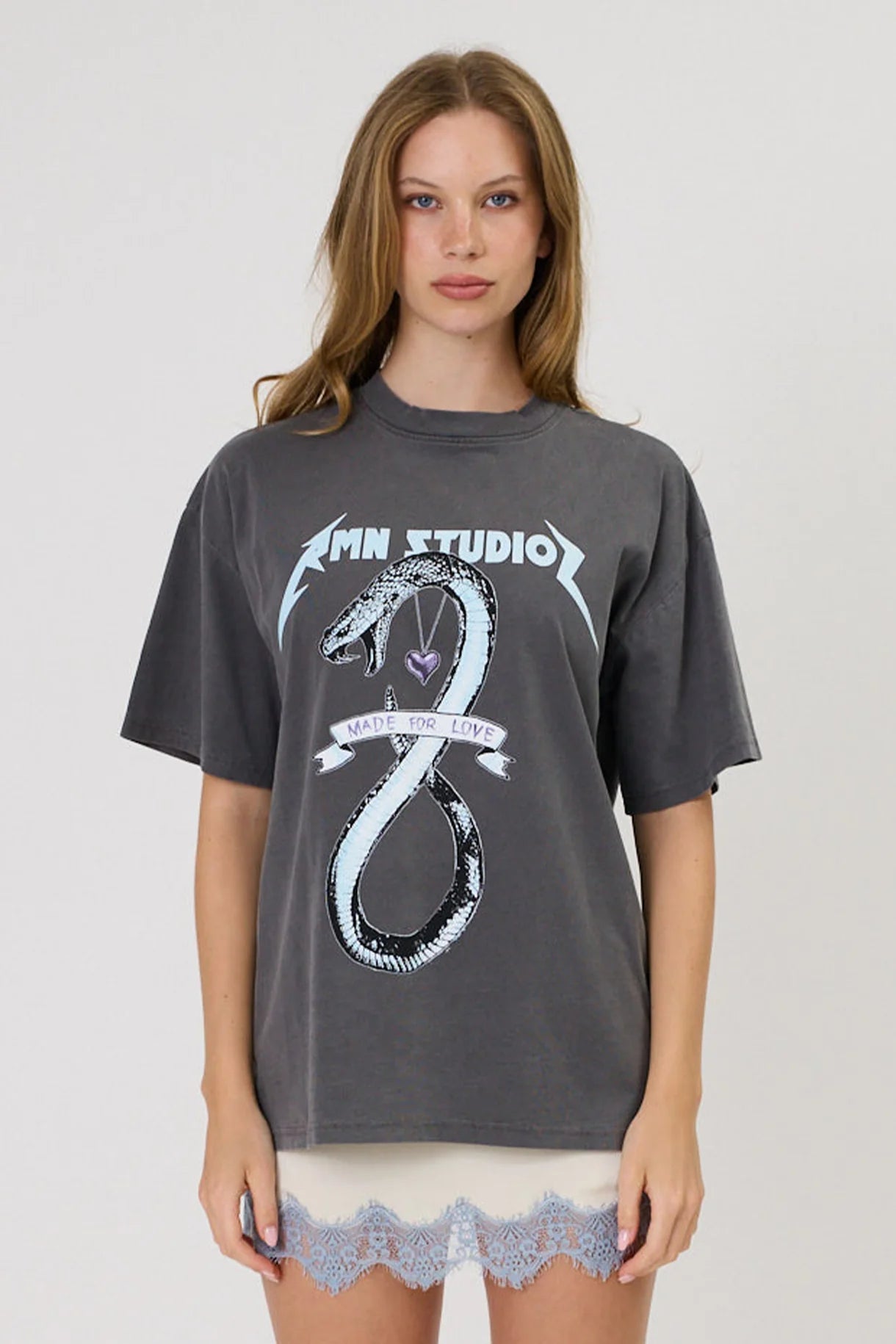 Remain | Viper Tee | Washed Black | Palm Boutique