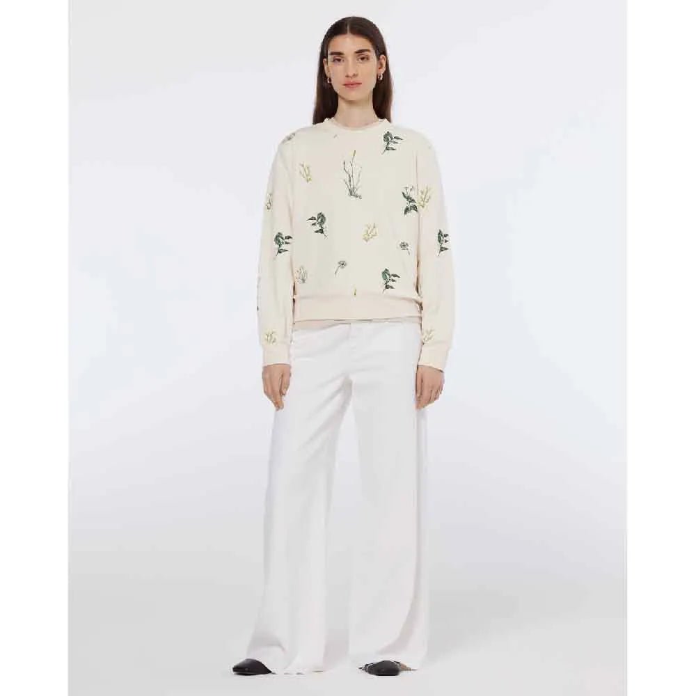 Scotch and Soda | All Over Embroidery Regular Sweater | Soft Ice | Palm Boutique