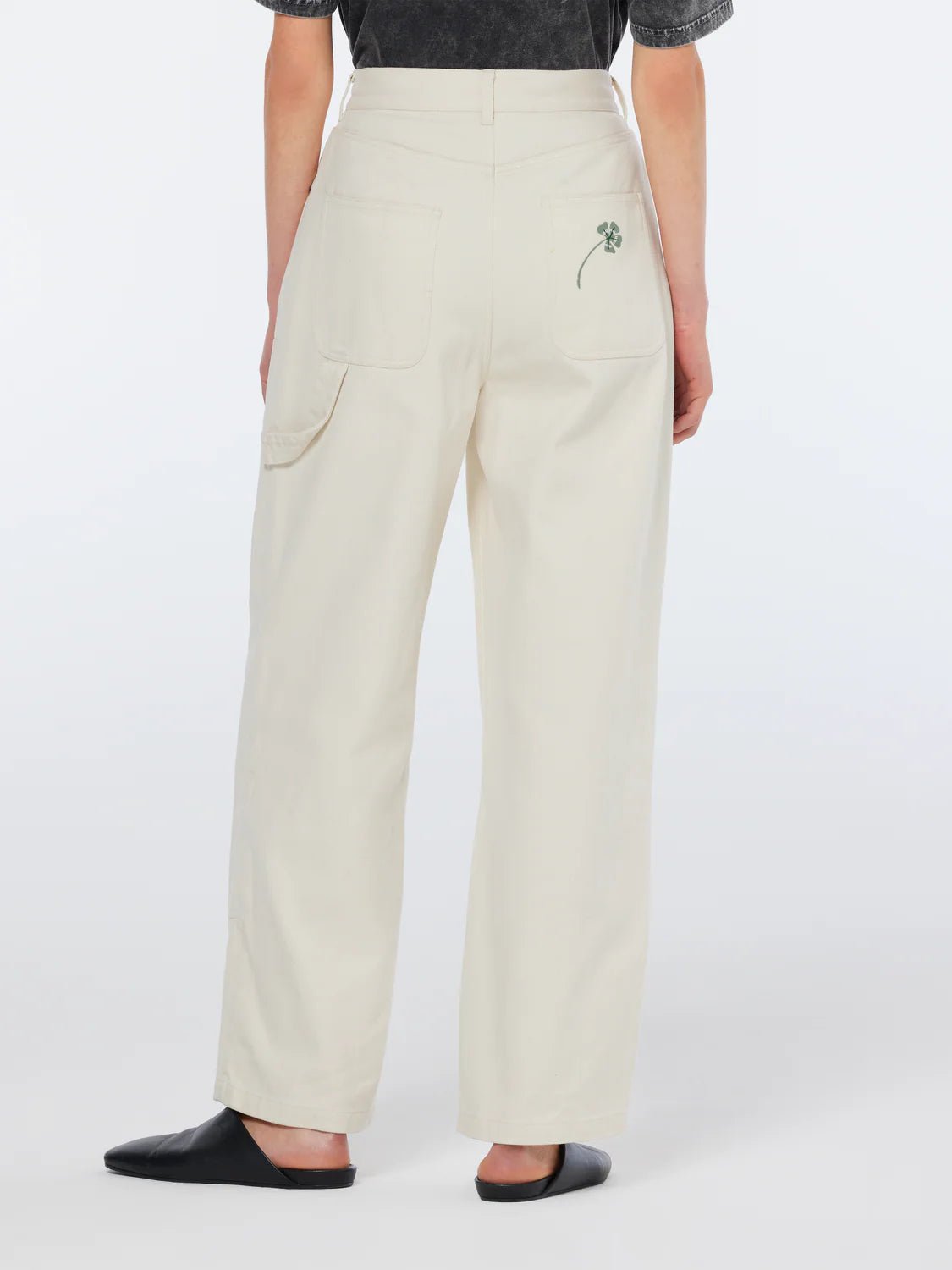 Scotch and Soda | Raine High Rise Wide Leg | Soft Ice | Palm Boutique
