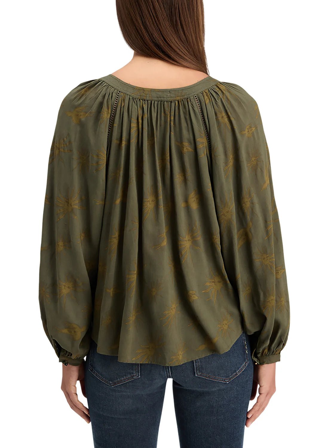 Scotch & Soda | Printed Modal top | Mystic Sky Olive | Palm Boutique