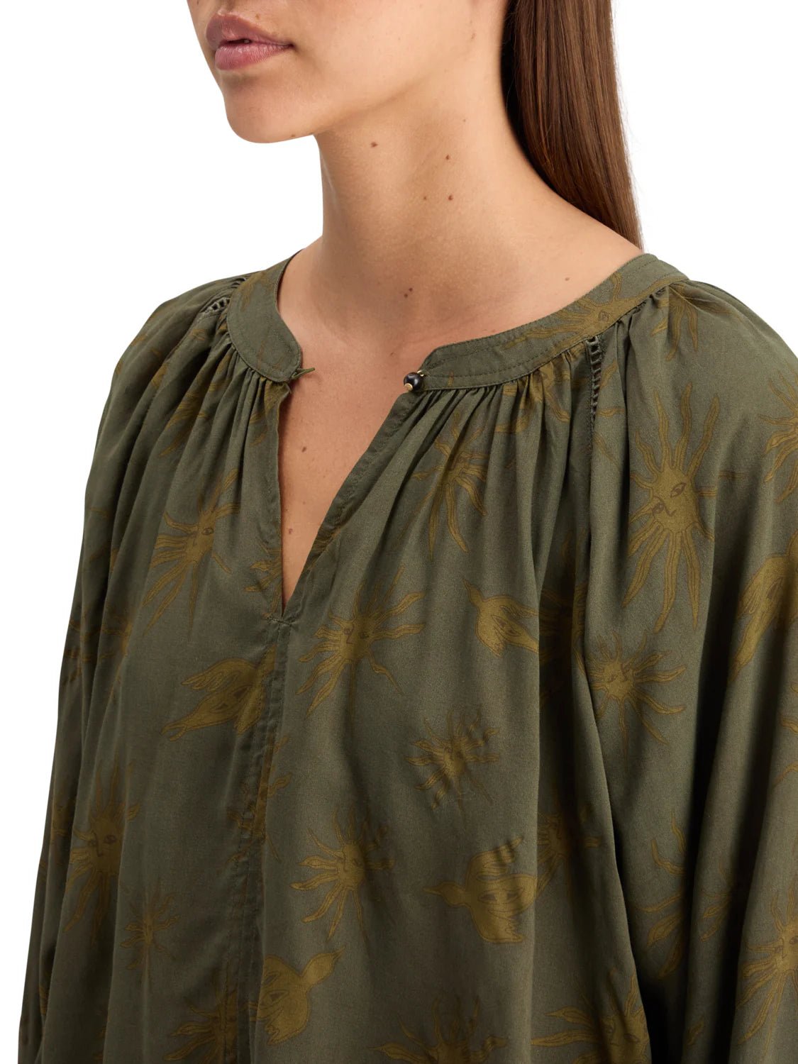 Scotch & Soda | Printed Modal top | Mystic Sky Olive | Palm Boutique