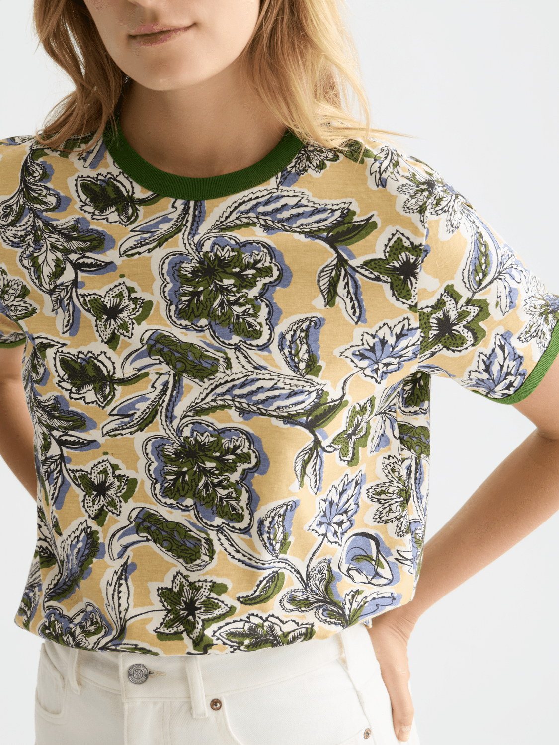 Scotch & Soda | Printed Regular T-Shirt | Lucky Bandana Multi | Palm Boutique