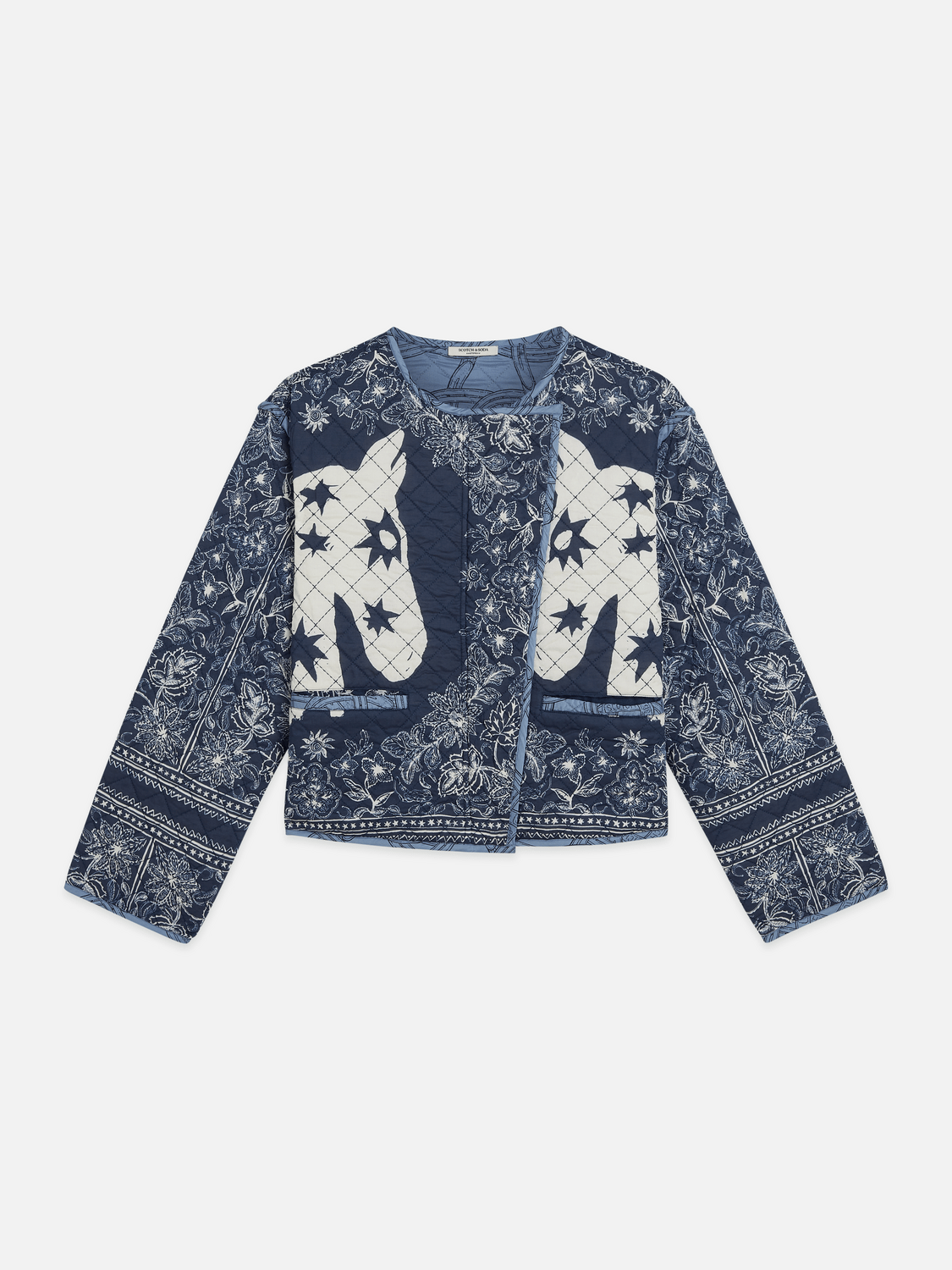 Scotch & Soda | Reversible Printed Quilted Jacket | Horse Bandana | Palm Boutique