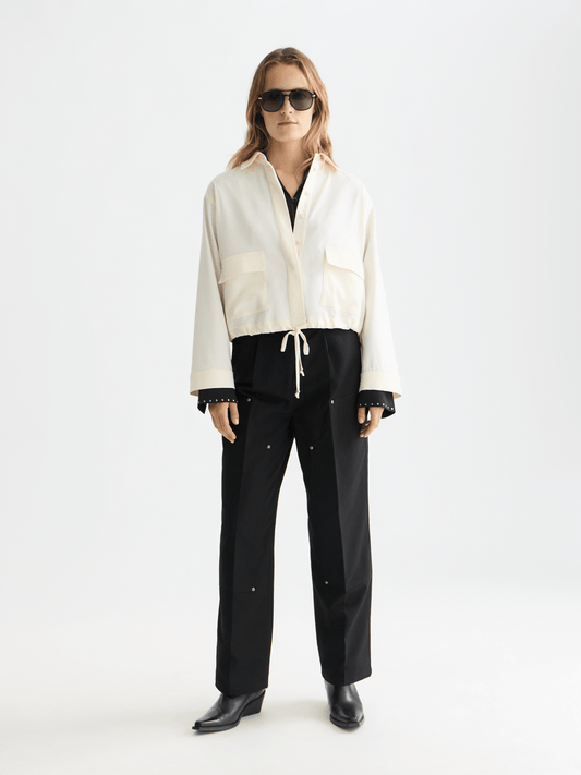 Scotch & Soda | Utility Shirt | Eggnog | Palm Boutique