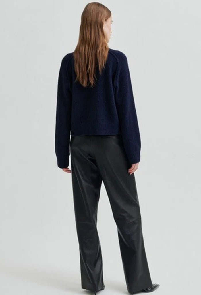 Second Female | Banja Knit Raglan Cardigan | Carbon | Palm Boutique