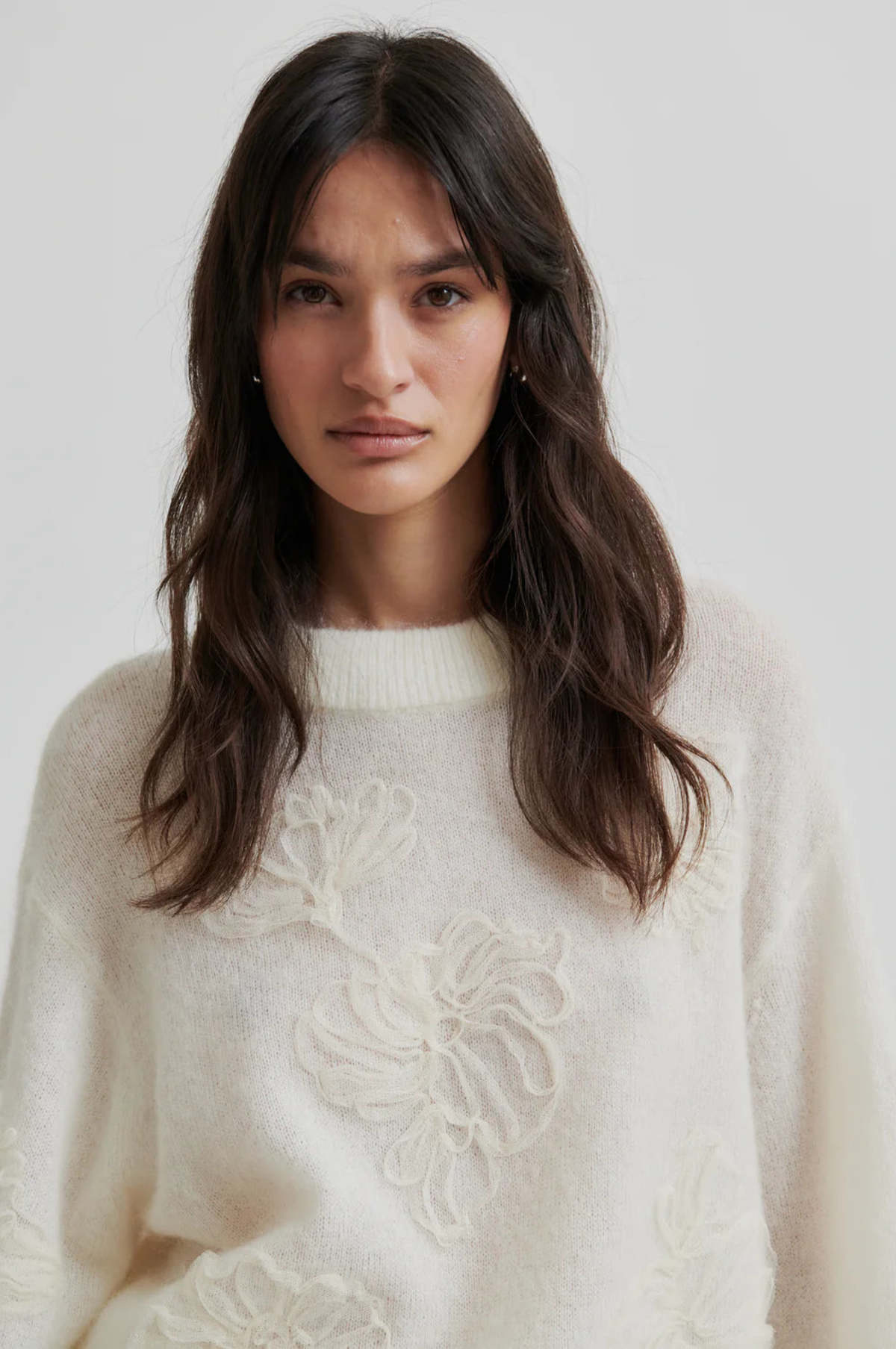 Second Female | BellaRose Knit O - Neck | Tofu | Palm Boutique