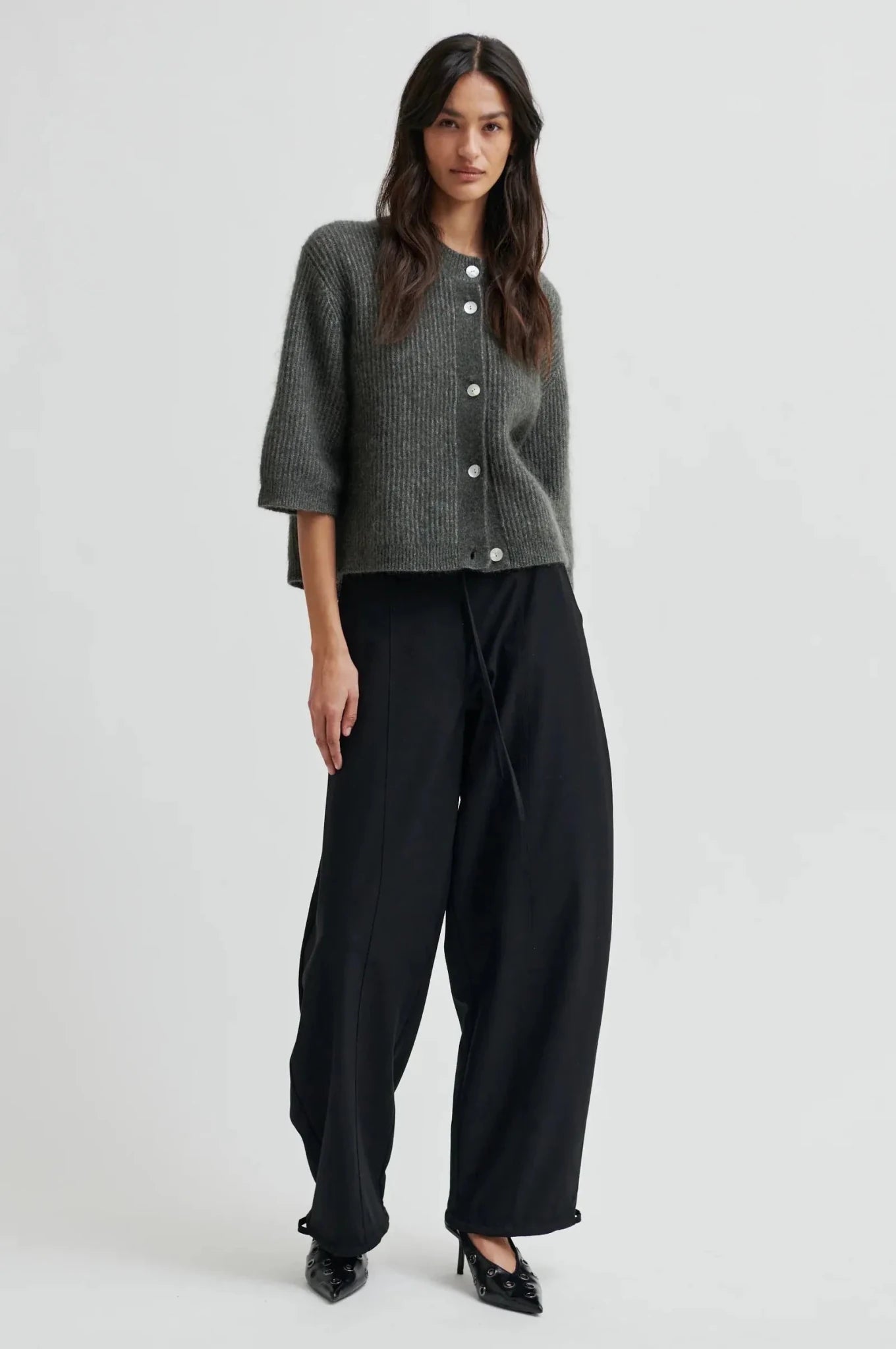 Second Female | Blink Cargo Trousers | Black | Palm Boutique
