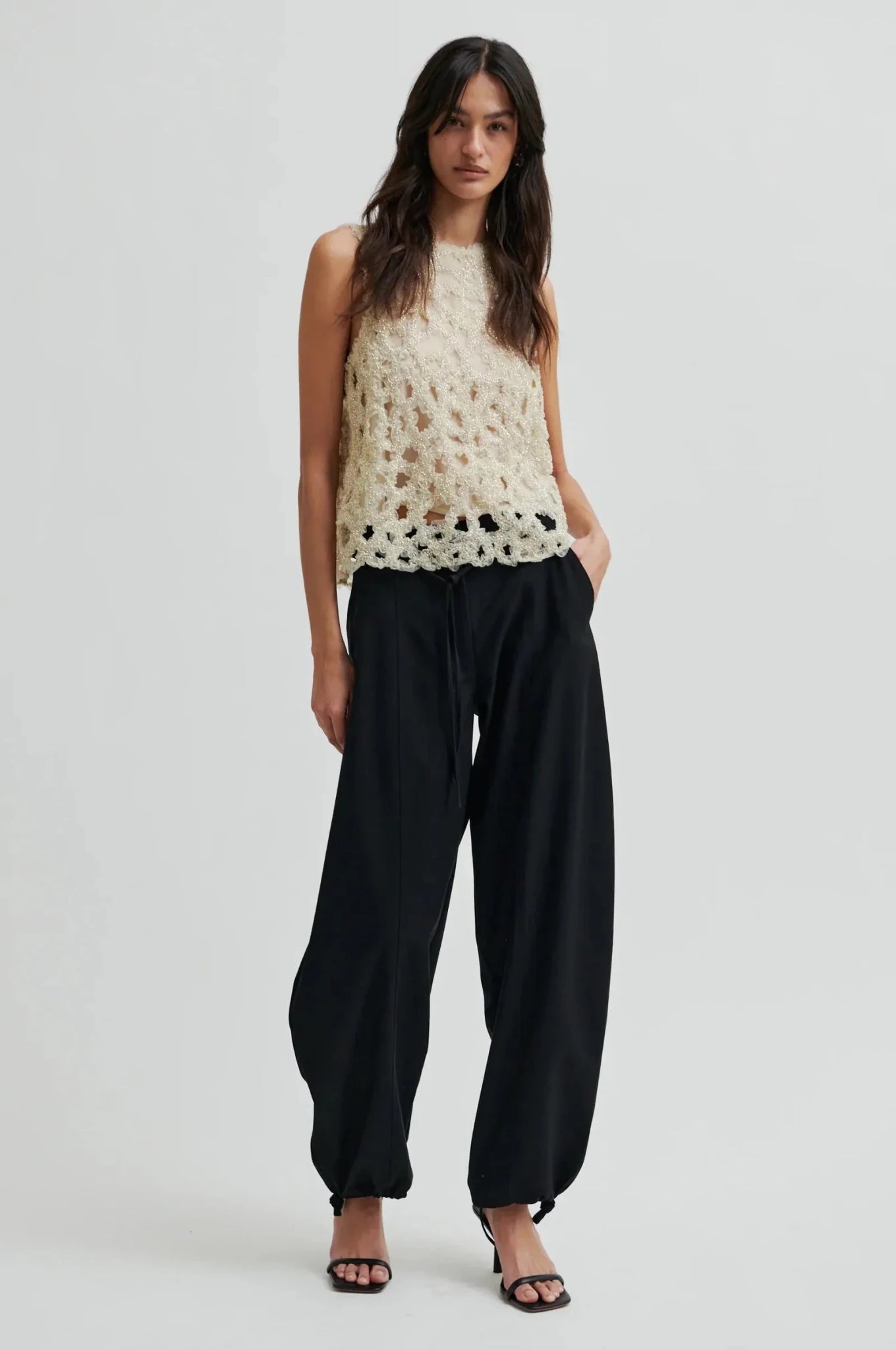 Second Female | Blink Cargo Trousers | Black | Palm Boutique