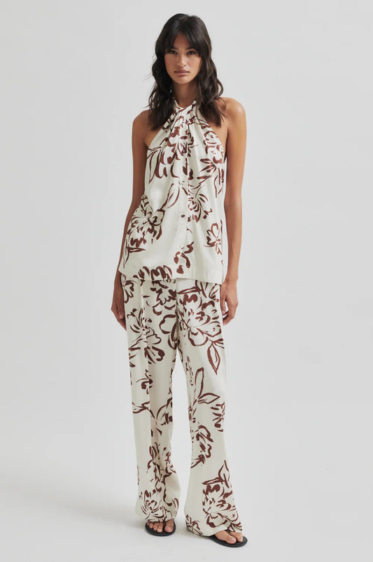 Second Female | Blooming Trousers | White Alyssium | Palm Boutique