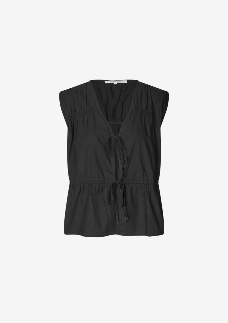 Second Female | Felixa Top | Black | Palm Boutique