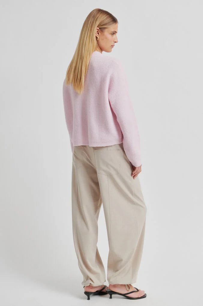 Second Female | Gabby Knit Cardigan | Pale Lilac | Palm Boutique
