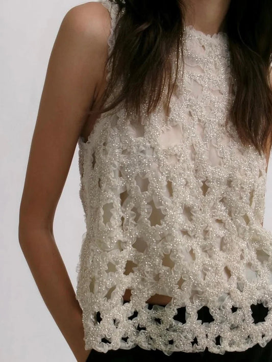 Second Female | Gleam Top | Summer Sand | Palm Boutique