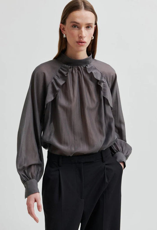 Second Female | Kannika Blouse | Beluga | Palm Boutique