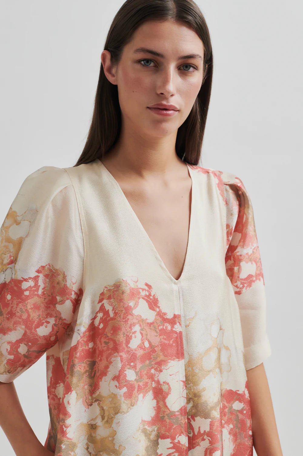 Second Female | Lugana Maxi Dress | Spiced Coral | Palm Boutique