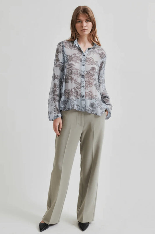 Second Female | Maje Shirt | Cashmere Blue | Palm Boutique