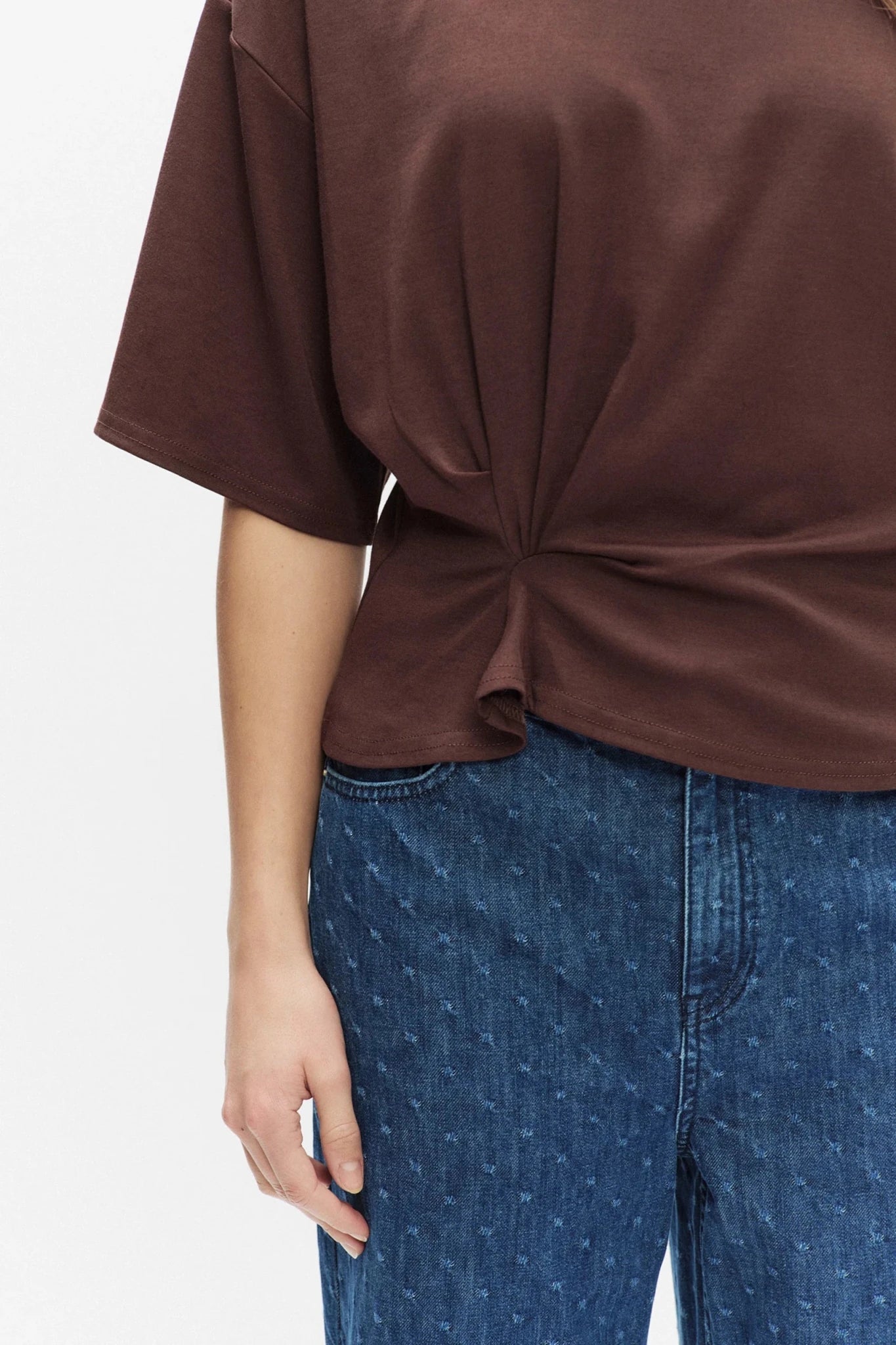 Second Female | Missouri Tee | Chocolate Plum | Palm Boutique