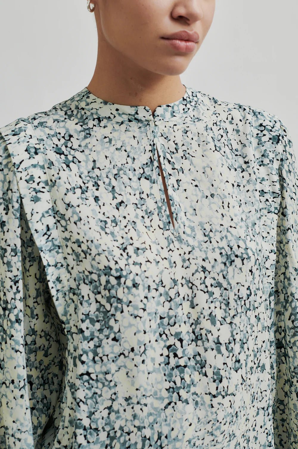 Second Female | Sisal Blouse | Slate Green | Palm Boutique