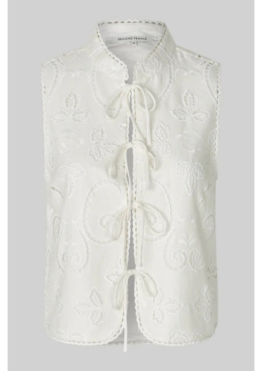 Second Female | Vilma Top | White | Palm Boutique