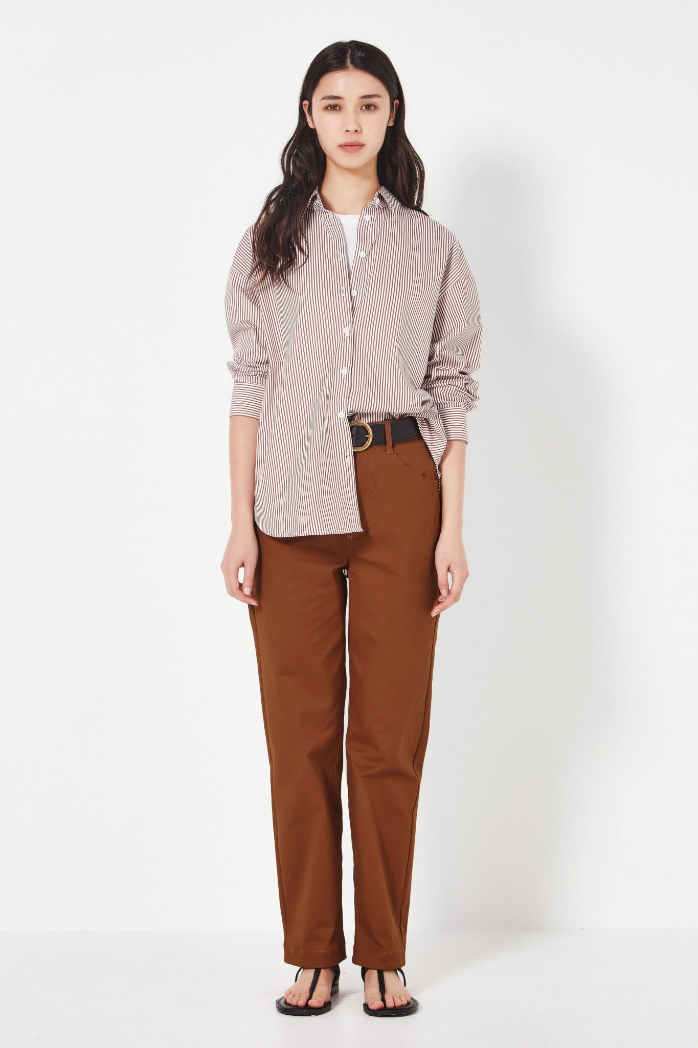 Shjark | Baildon Shirt | Burnt Sienna Stripe | Palm Boutique