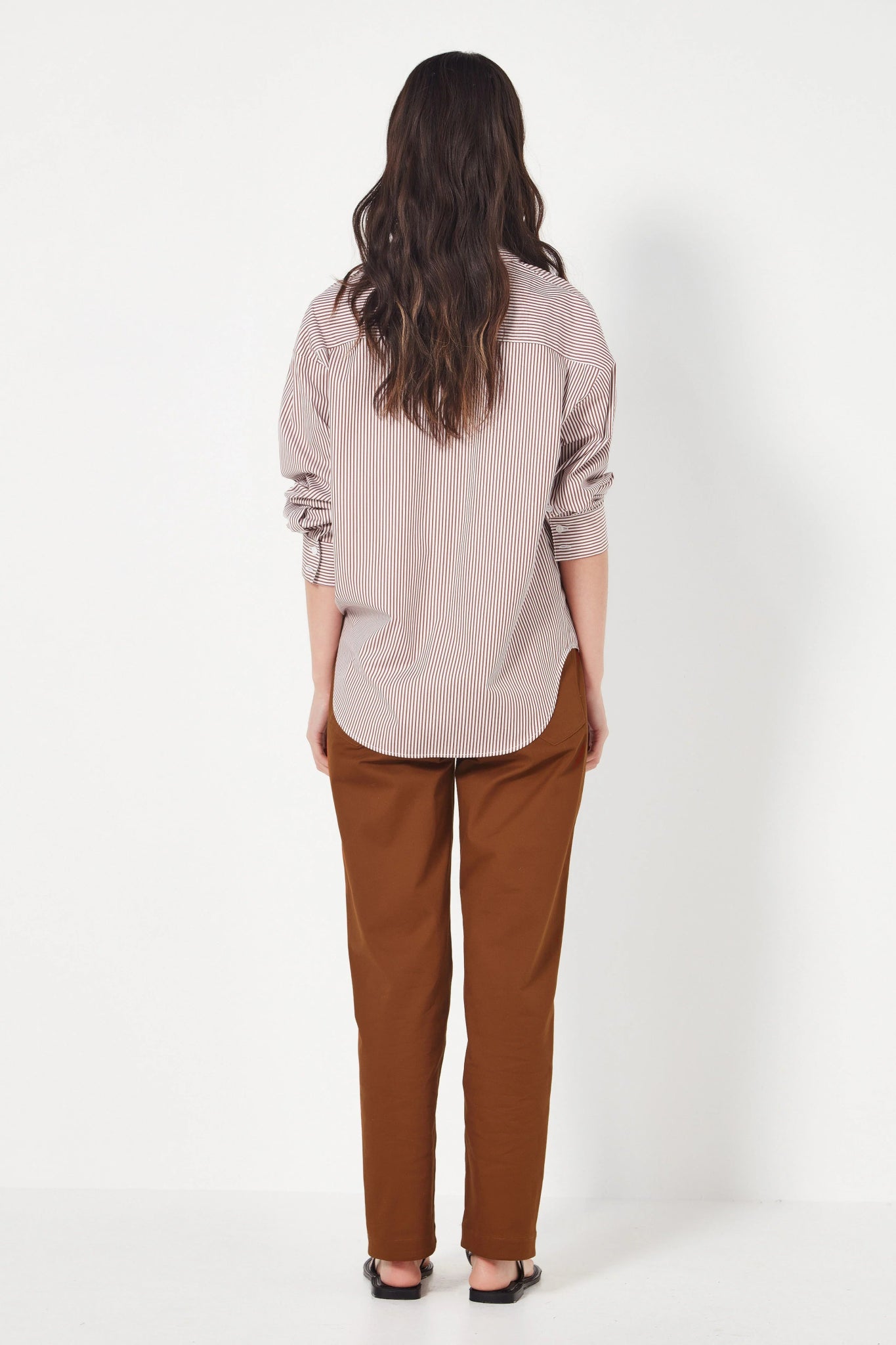 Shjark | Baildon Shirt | Burnt Sienna Stripe | Palm Boutique