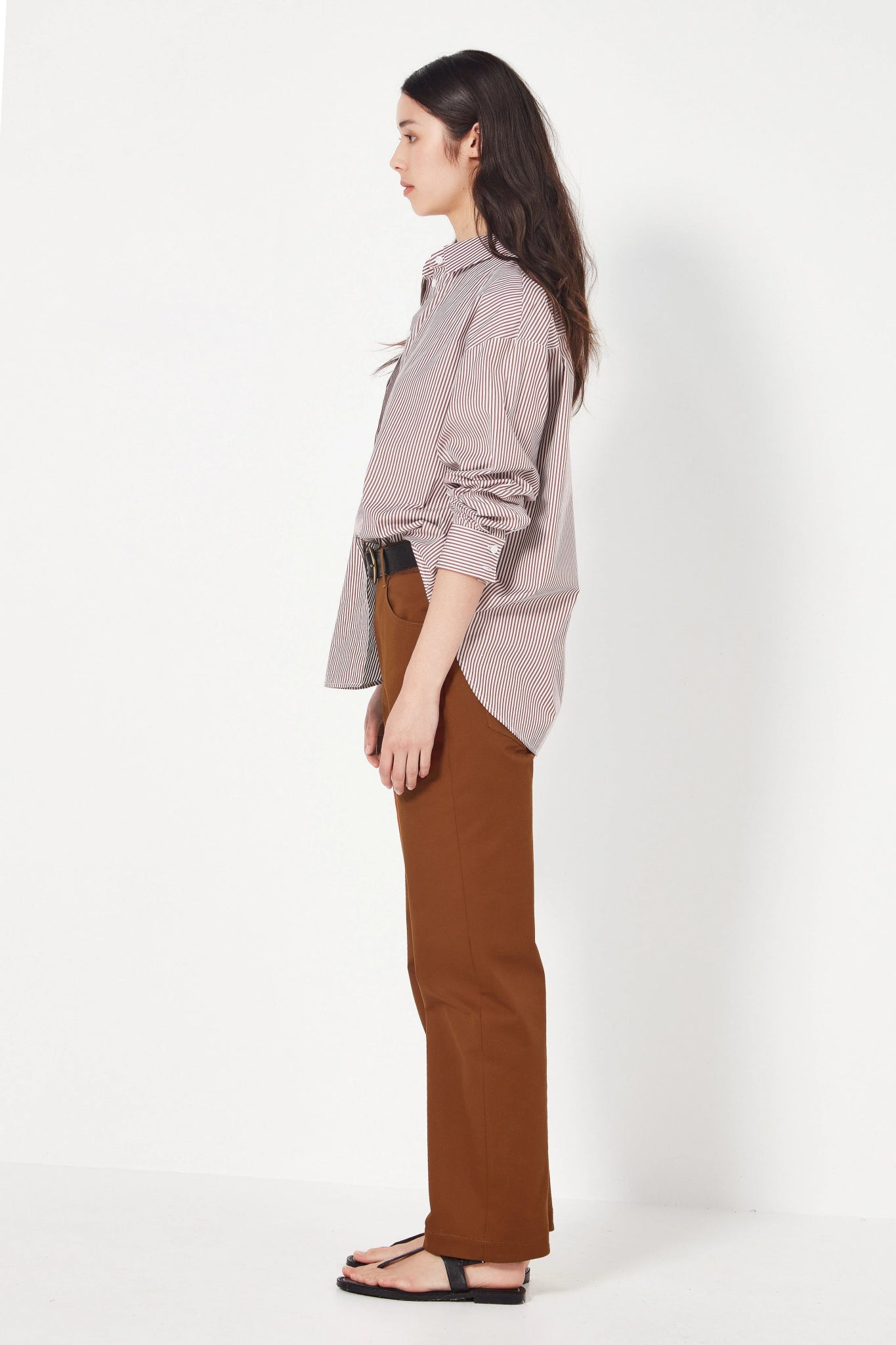 Shjark | Baildon Shirt | Burnt Sienna Stripe | Palm Boutique