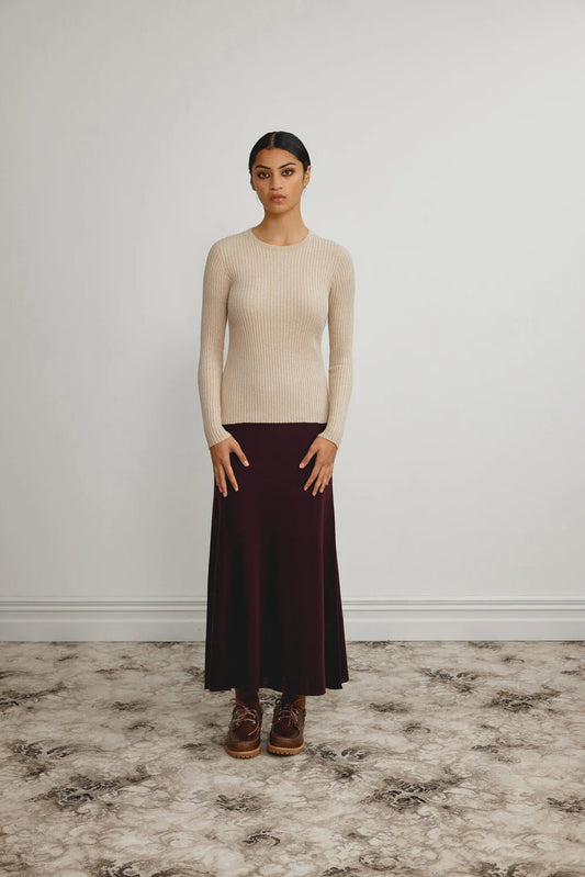 Standard Issue | Balance Rib Crew | Bone | Palm Boutique