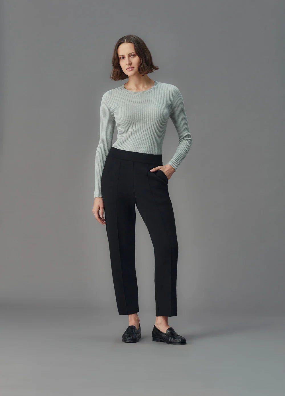 Standard Issue | Balance Rib Crew | Mist | Palm Boutique