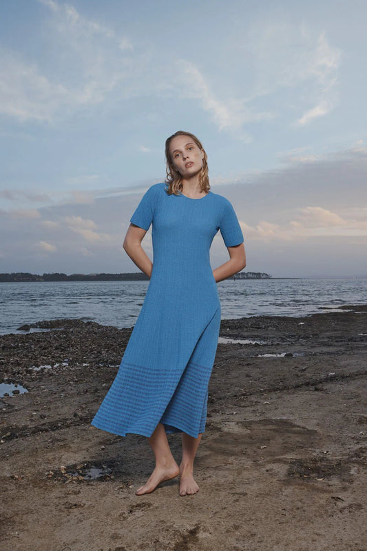 Standard Issue | Cotton Banded Dress | Surf | Palm Boutique