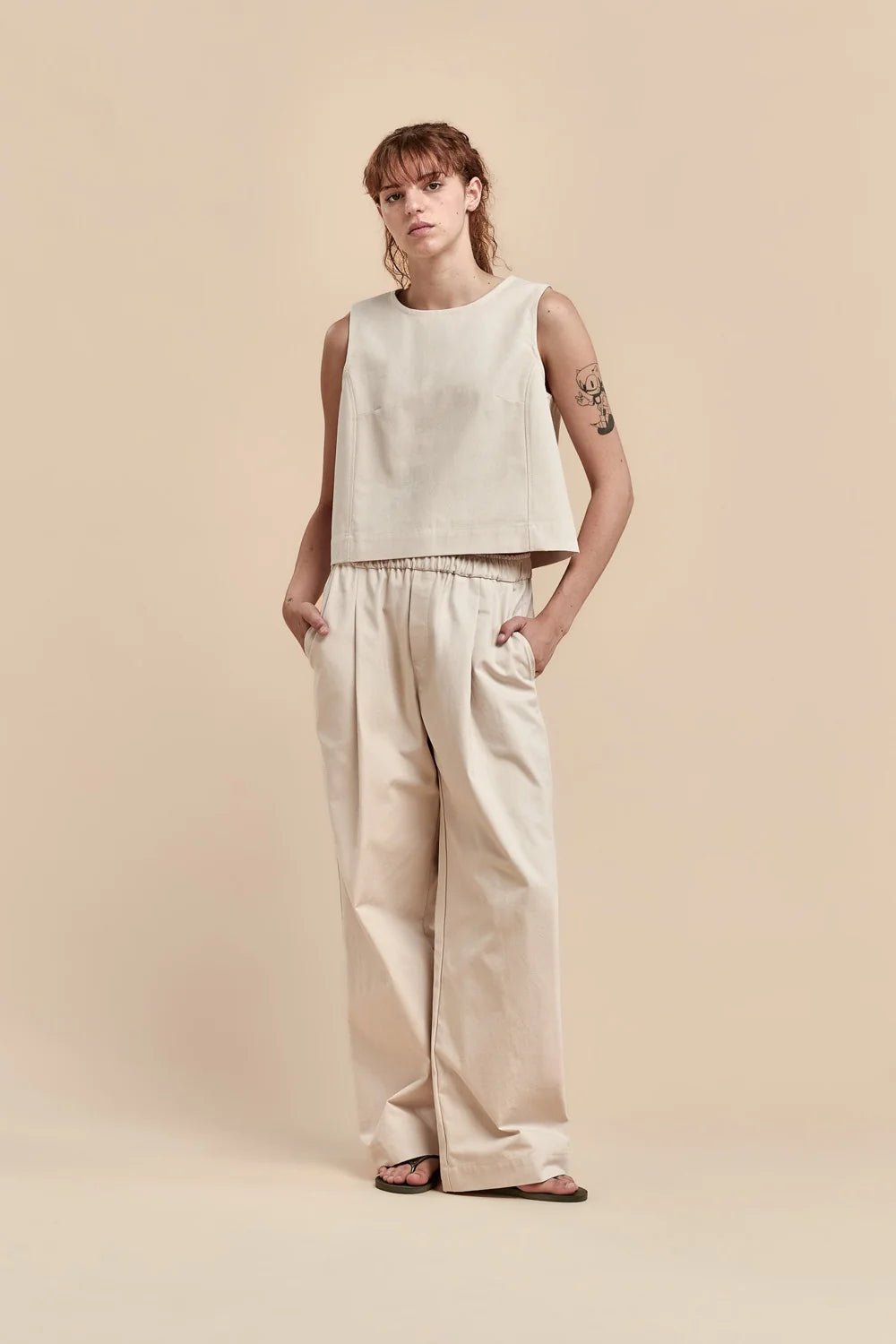 Standard Issue | Cotton Broadcloth Shell | Fossil | Palm Boutique