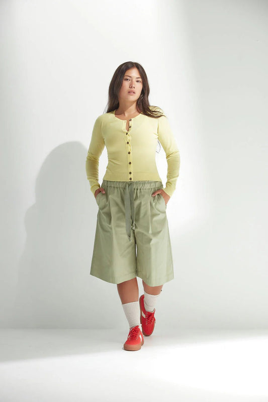 Standard Issue | Merino Crop Crew Cardi | Barlett | Palm Boutique