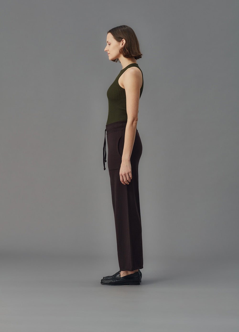 Standard Issue | Merino Full Length Pant | Umber | Palm Boutique