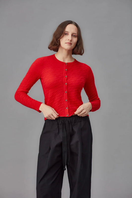 Standard Issue | Merino Slatch Cardigan | Ribbon | Palm Boutique