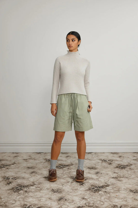 Standard Issue | Merino Stippling Sweater | Alabaster | Palm Boutique
