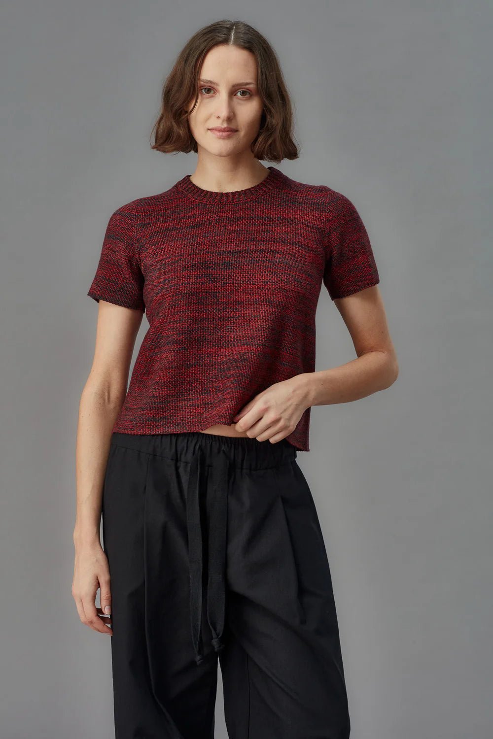 Standard Issue | Merino Sundry T-shirt | Ribbon Fleck | Palm Boutique