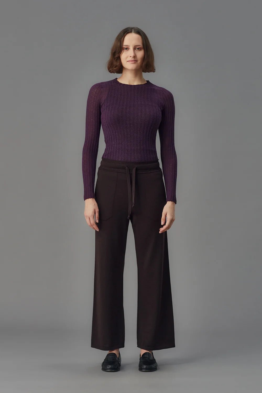 Standard Issue | Merino Tulle Crew | Mystic | Palm Boutique