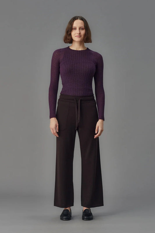 Standard Issue | Merino Tulle Crew | Mystic | Palm Boutique