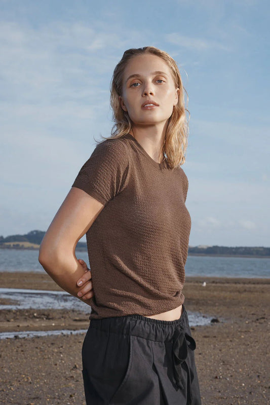 Standard Issue | Seta Picot T-shirt | Anchor | Palm Boutique