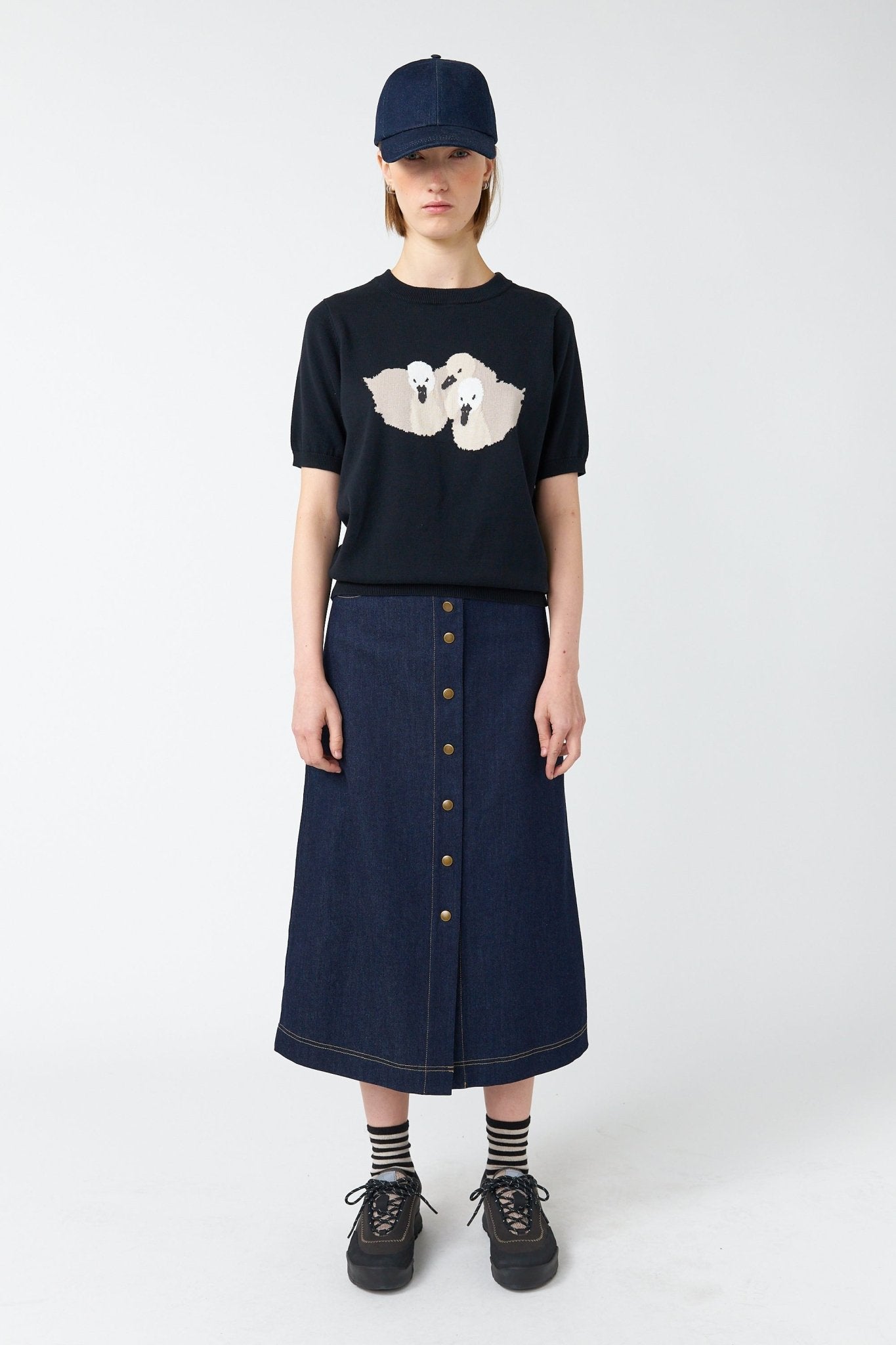 Sylvester | Cygnets Top | Black | Palm Boutique