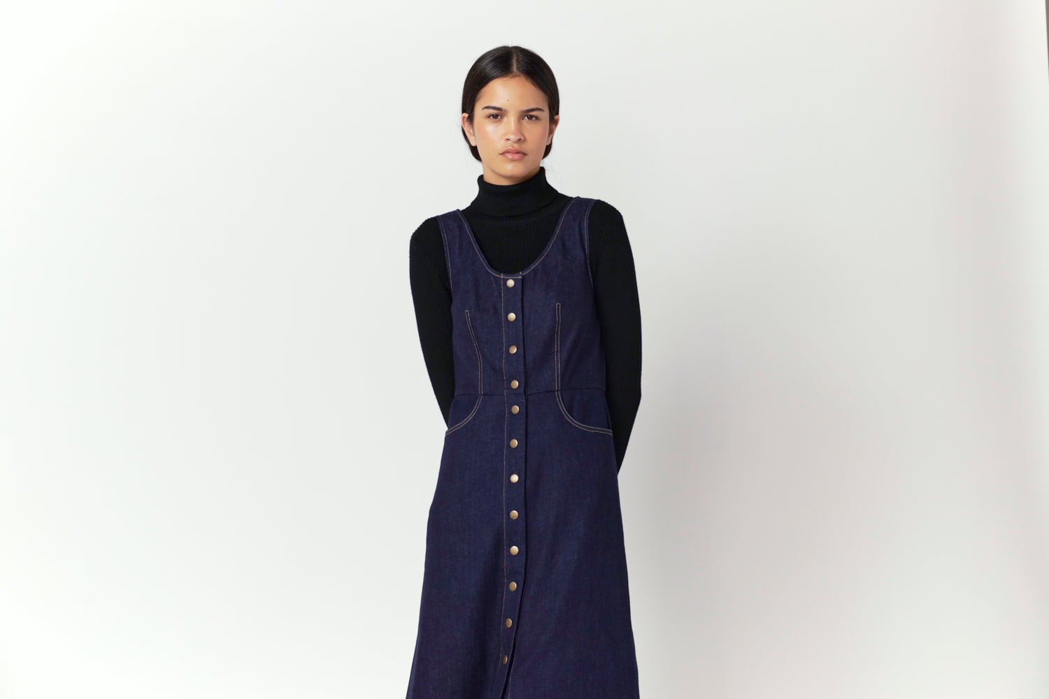 Sylvester | Denim Dome Dress | Indigo | Palm Boutique