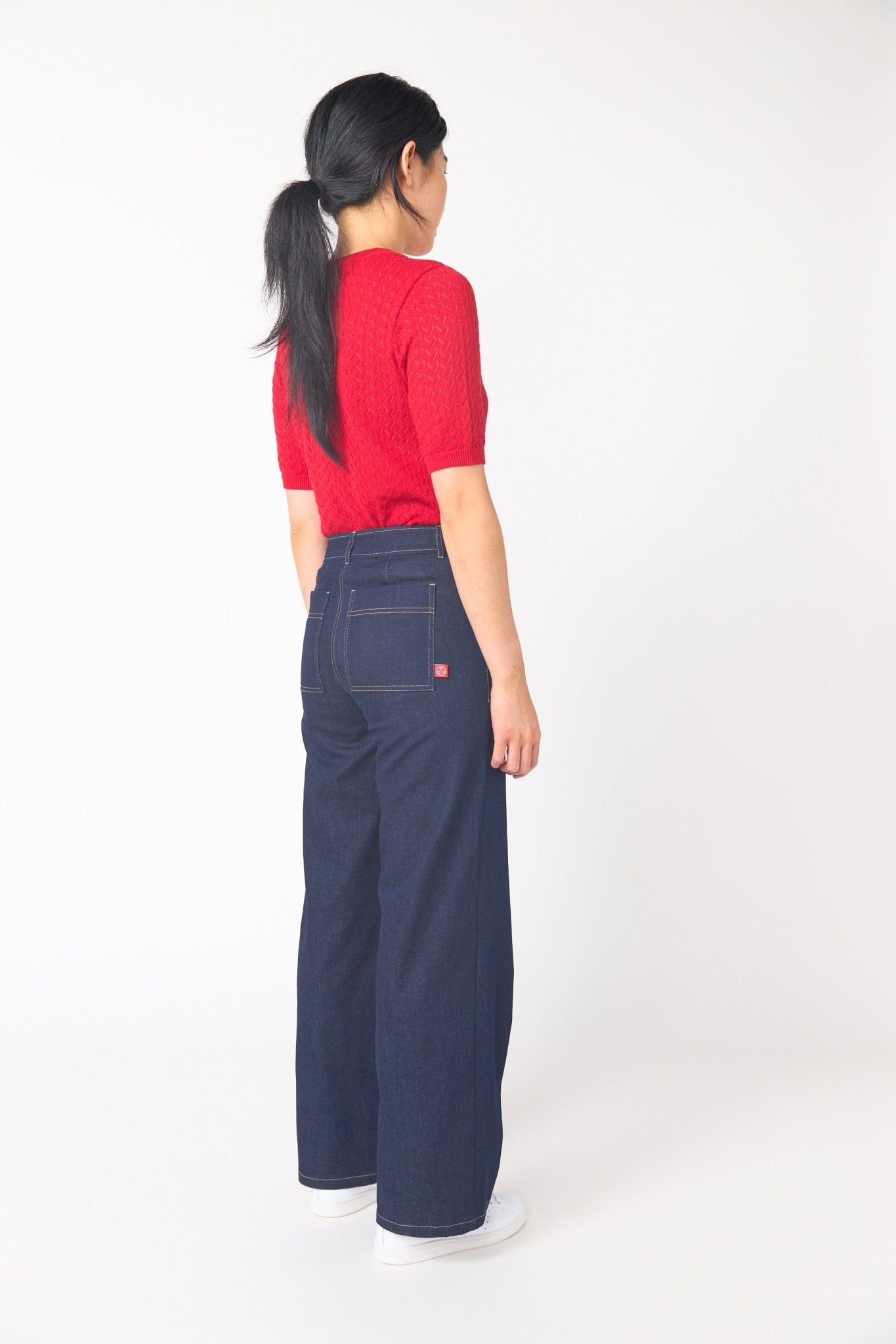 Sylvester | Denim Low Rise Trouser | Indigo | Palm Boutique
