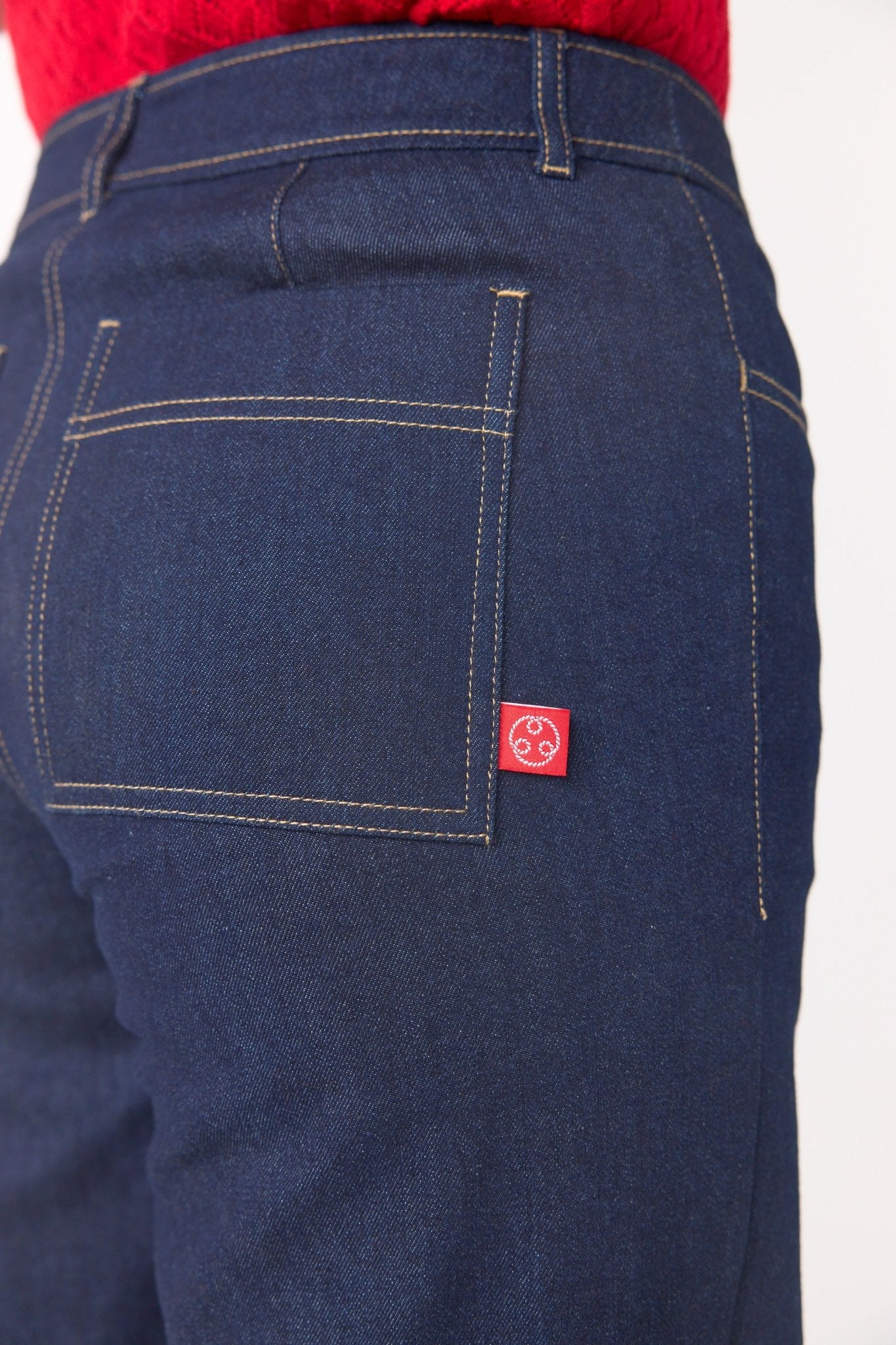 Sylvester | Denim Low Rise Trouser | Indigo | Palm Boutique
