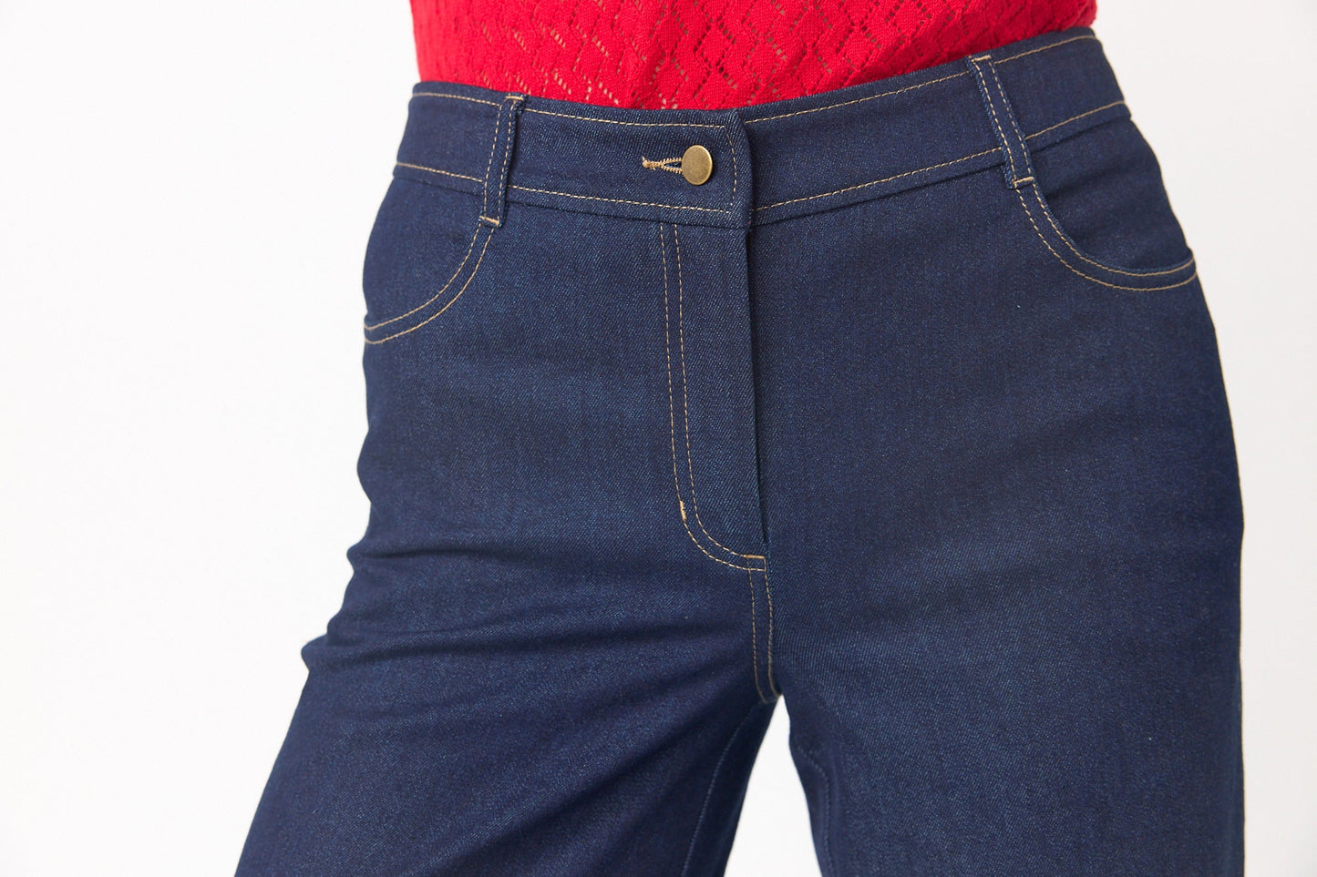 Sylvester | Denim Low Rise Trouser | Indigo | Palm Boutique