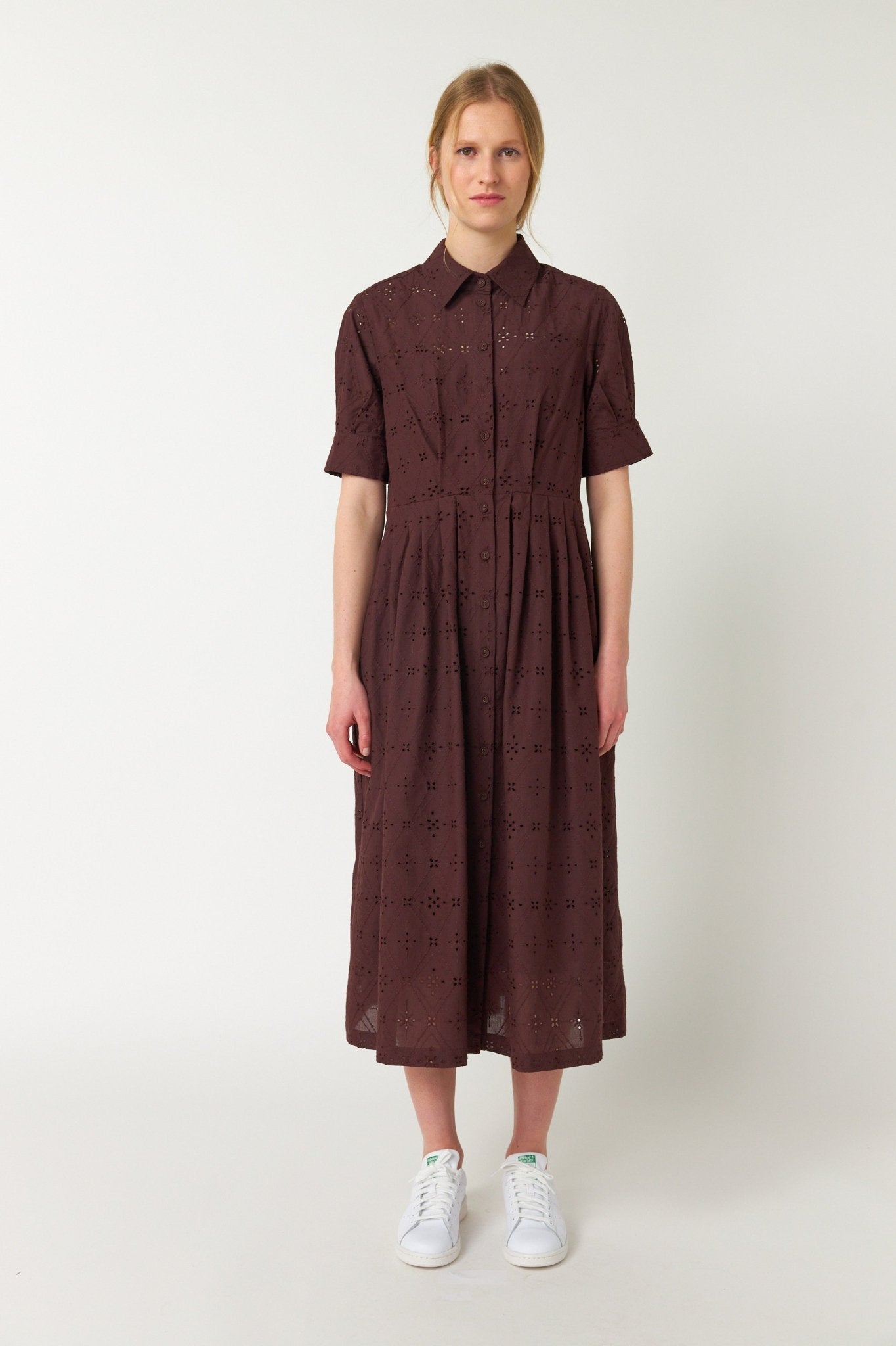 Sylvester | Diamond Shirt Dress | Espresso | Palm Boutique