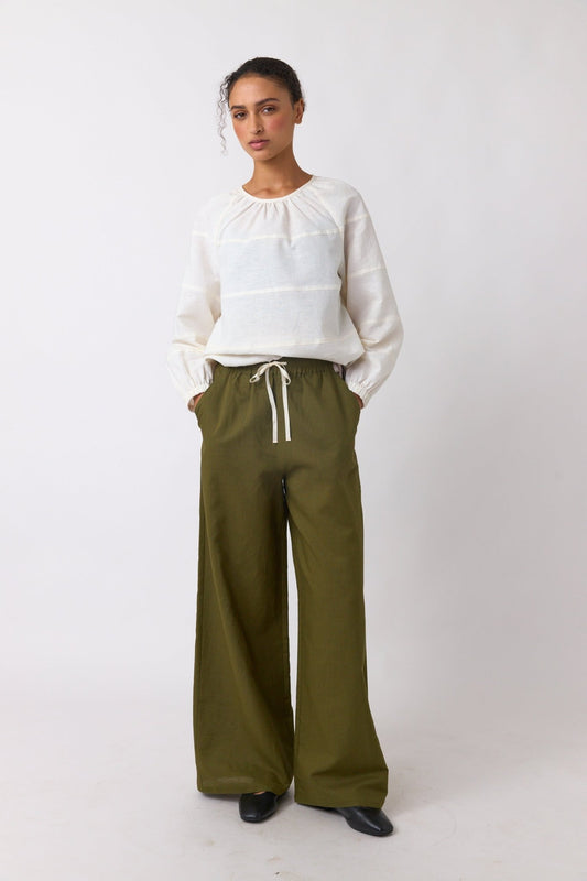 Sylvester | Eternity Trouser | Olive | Palm Boutique