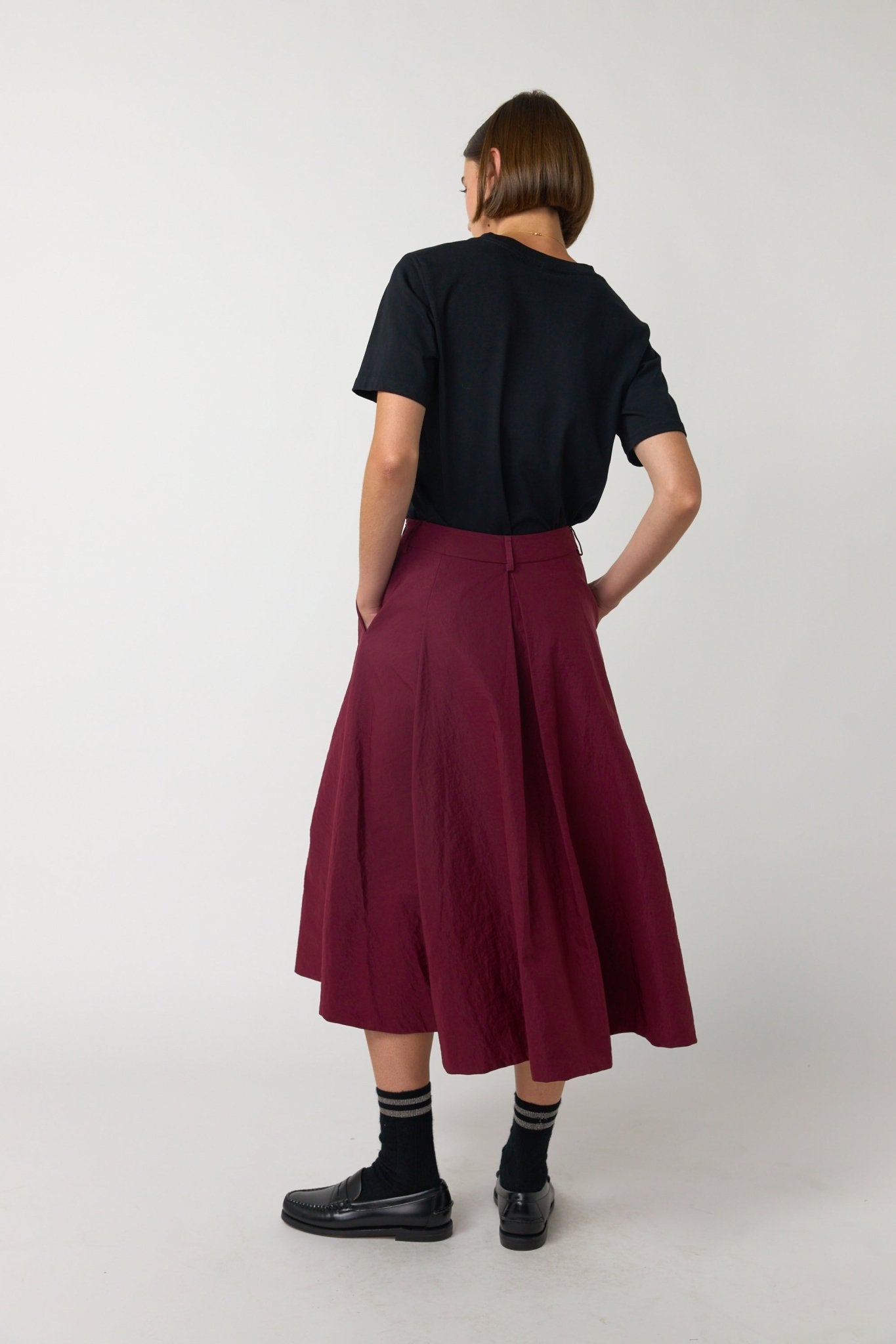 Sylvester | Flight Skirt | Berry | Palm Boutique